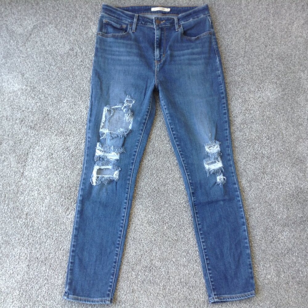 ⭐LEVI’S HI-RISE SKINNY 721 DENIM JEANS in Medium Wash, size 29⭐